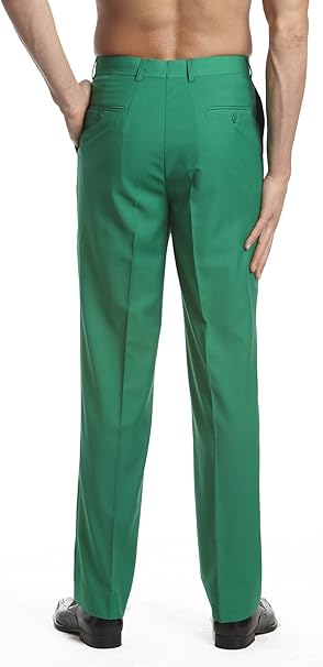 Emerald green dress pants mens Clearance