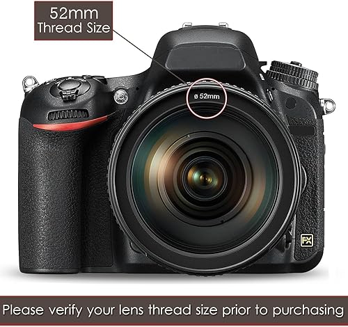 Miniatura 2 de Kit de accesorios esenciales de 2.047 in para Nikon D500, D750, D7200 D7100 D5300 D5200 D5100 D810 D610 D3300 D3200 D3100 D7000 D800 D600 4x D3x