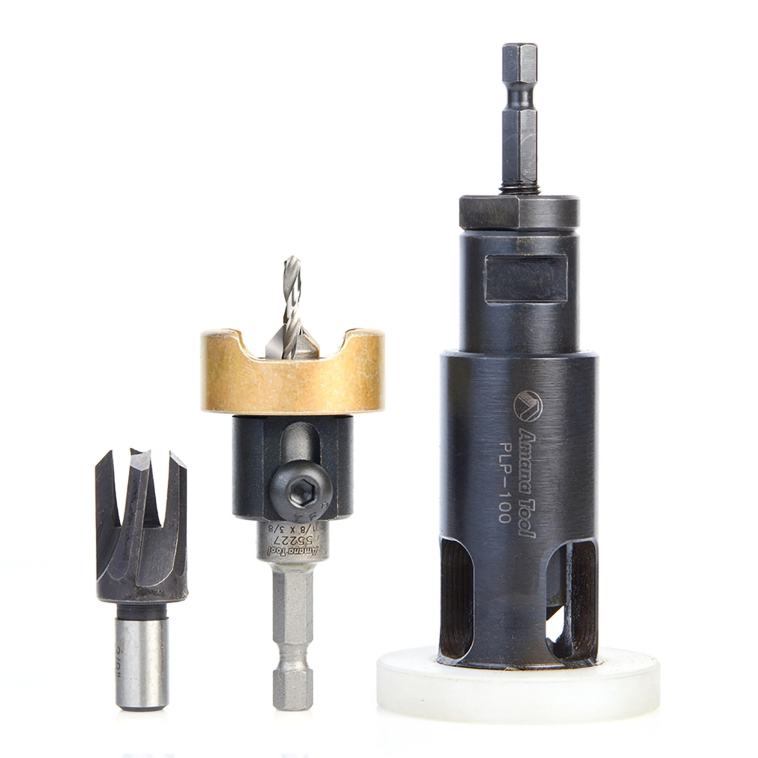 Amana Tool Woodworking Countersink Set, AMS-306, 3-Piece