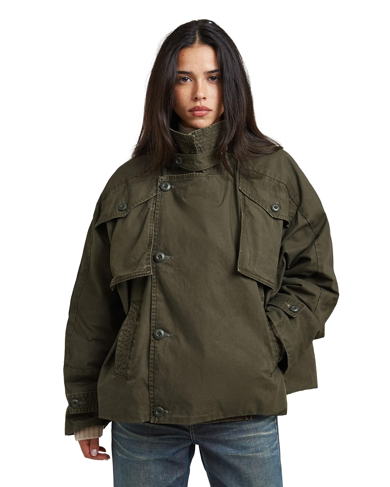 G-Star Damen 4 Pocket Cape JKT Wmn Jacket