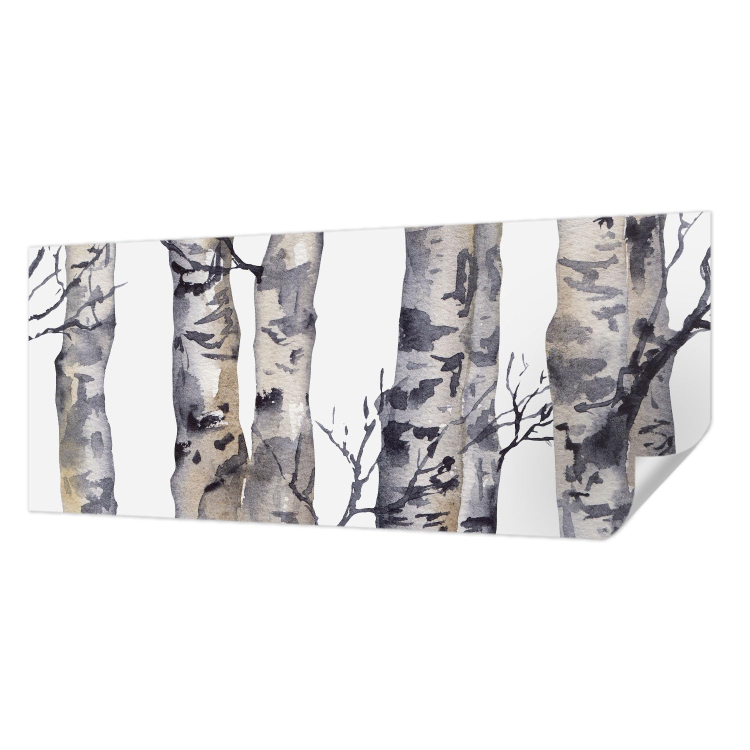 Papier peint autocollant haute qualité Tulup forêt de trembles