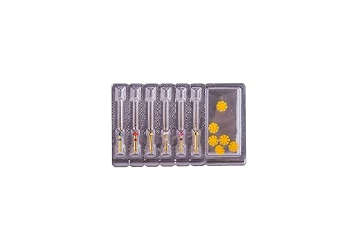 Miniatura 9 de Easyinsmile X-Pro Gold Protaper NITI Rotary Files, 6PCS Endo Controlled Memory Files (S2 25MM)
