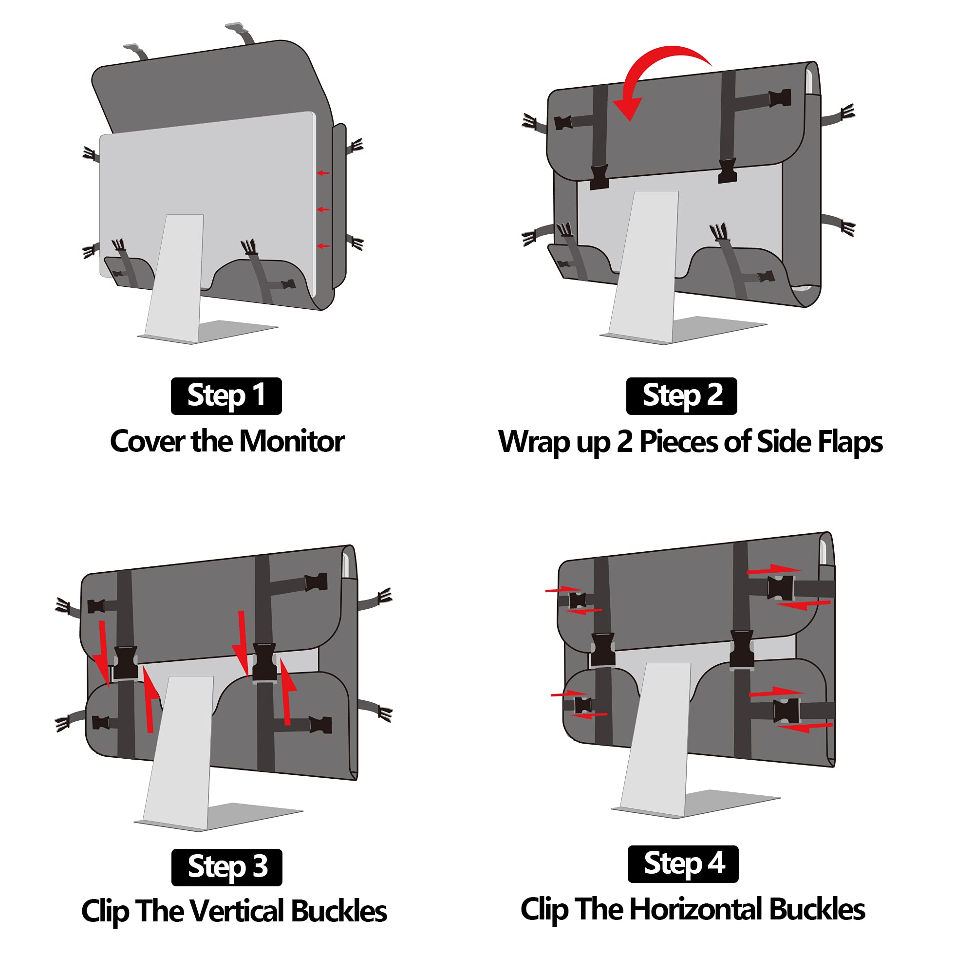 Borsa Per Trasporto IMac 21,5 Pollici | Custodia Protettiva Con Tasche - Foto 2