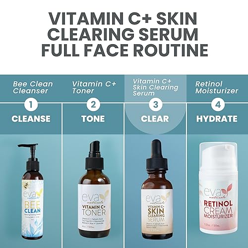 Miniatura 8 de Vitamina C para la cara, suero para limpiar la piel con ácido salicílico, retinol, niacinamida y ácido hialurónico, aclarante de la piel, antiacné,