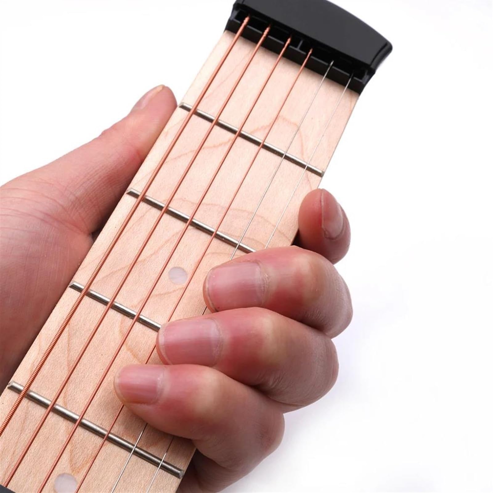 Mini Entraîneur De Guitare De Poche - 6 Cordes Avec Écran Rotatif | Parfait Pour Débutants | 29x5x4cm