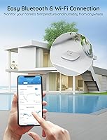 Vista 2 de GoveeLife Termómetro Higrómetro Inteligente, Monitor de Temperatura WiFi H5179, Sensor de Humedad con Alerta de Aplicación, 2 Años de Exportación