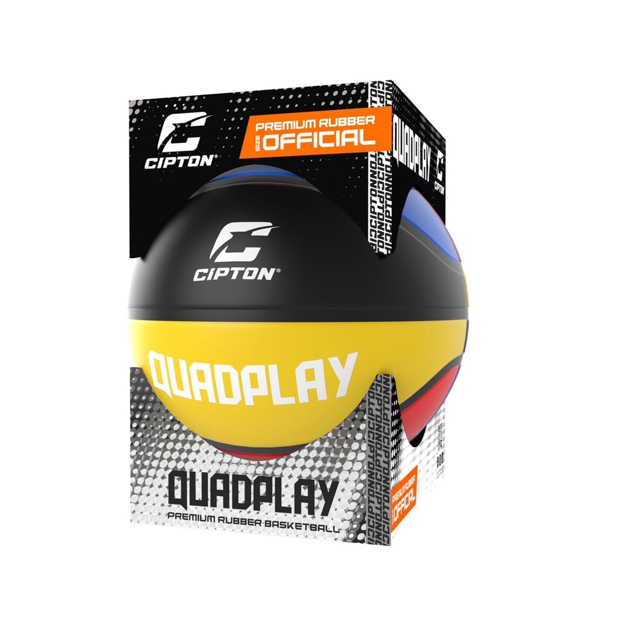 In The Swim Cipton QUADPLAY Premium Rubber Basketball CPBB306BYR-LSP