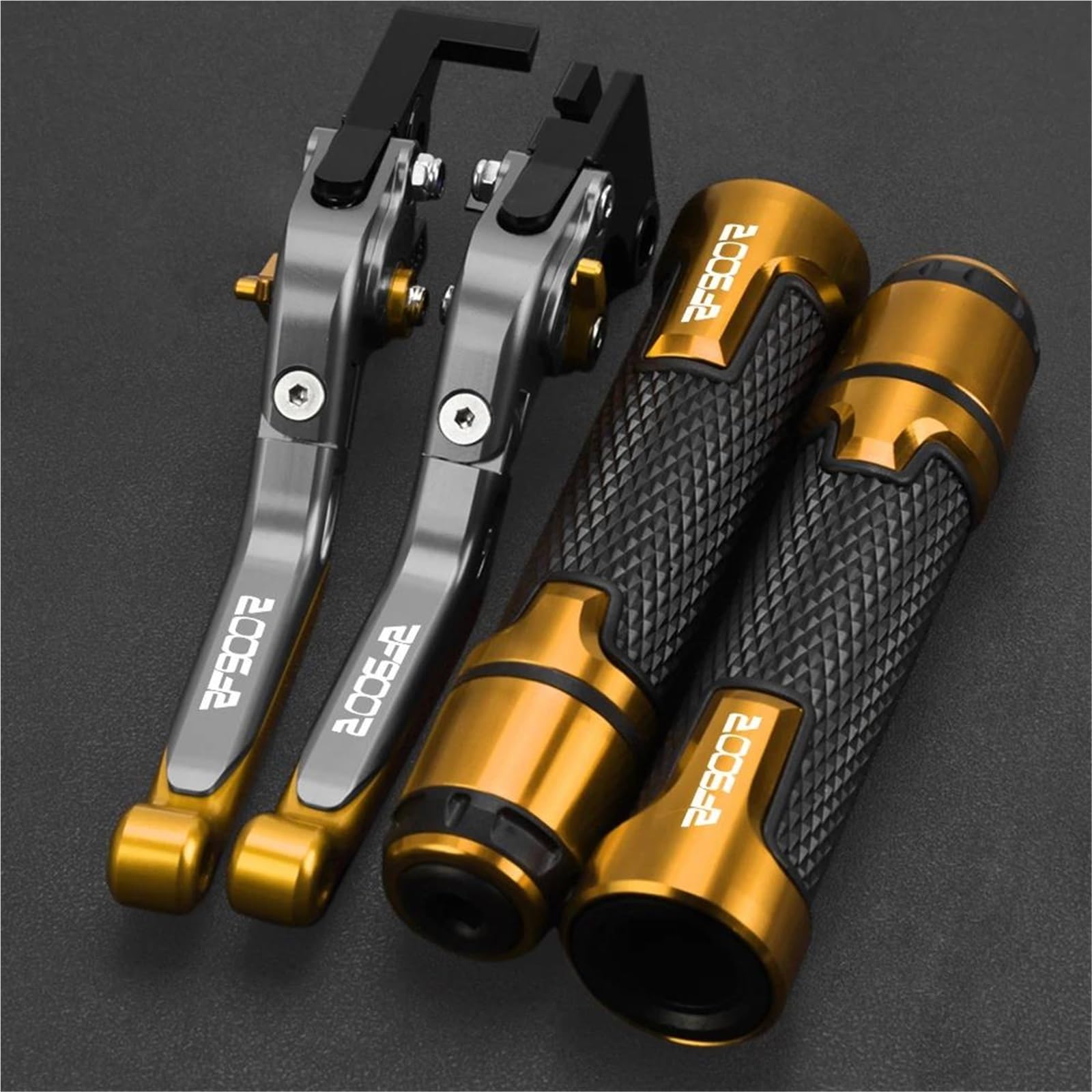 GQUIKGW Replace Pivot Clutch Levers Control Handles Motorcycle Parts Brake Lever Adjustable for Suzuki RF900R RF 900R RF900 R 1994-1997(Yellow 3)