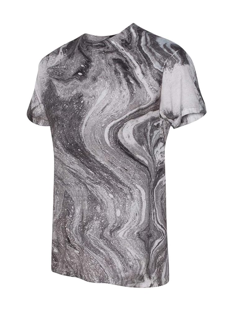 【新品】DISEL Marbled T-shirt Diesel Marble-effect T-shirt with glossy band - T-Shirts Mens in