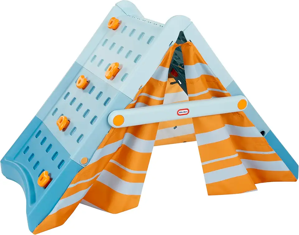 Little Tikes Campin’ &amp; Climb Wall, Active Play Climbing Wall and Tent, for Boys and Girls Ages 3+ Years