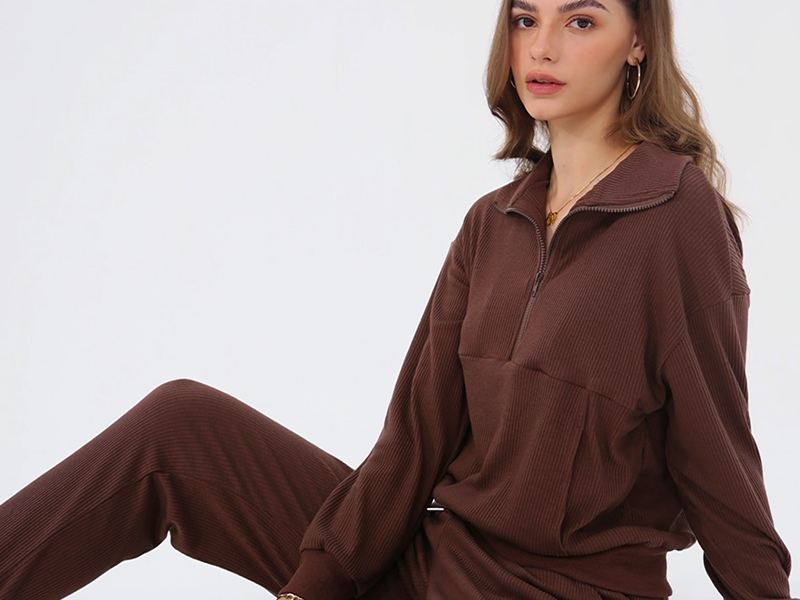 Amazon.com: PRETTYGARDEN Women's Fall 2 Piece Lounge Sets Zip Up