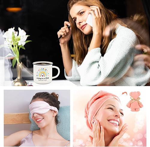 Miniatura 3 de Regalos para mujeres con texto en inglés Feel Better Gifts for Women  Cesta de regalo Thinking of You para mujeres  Paquete de cuidado personal Get