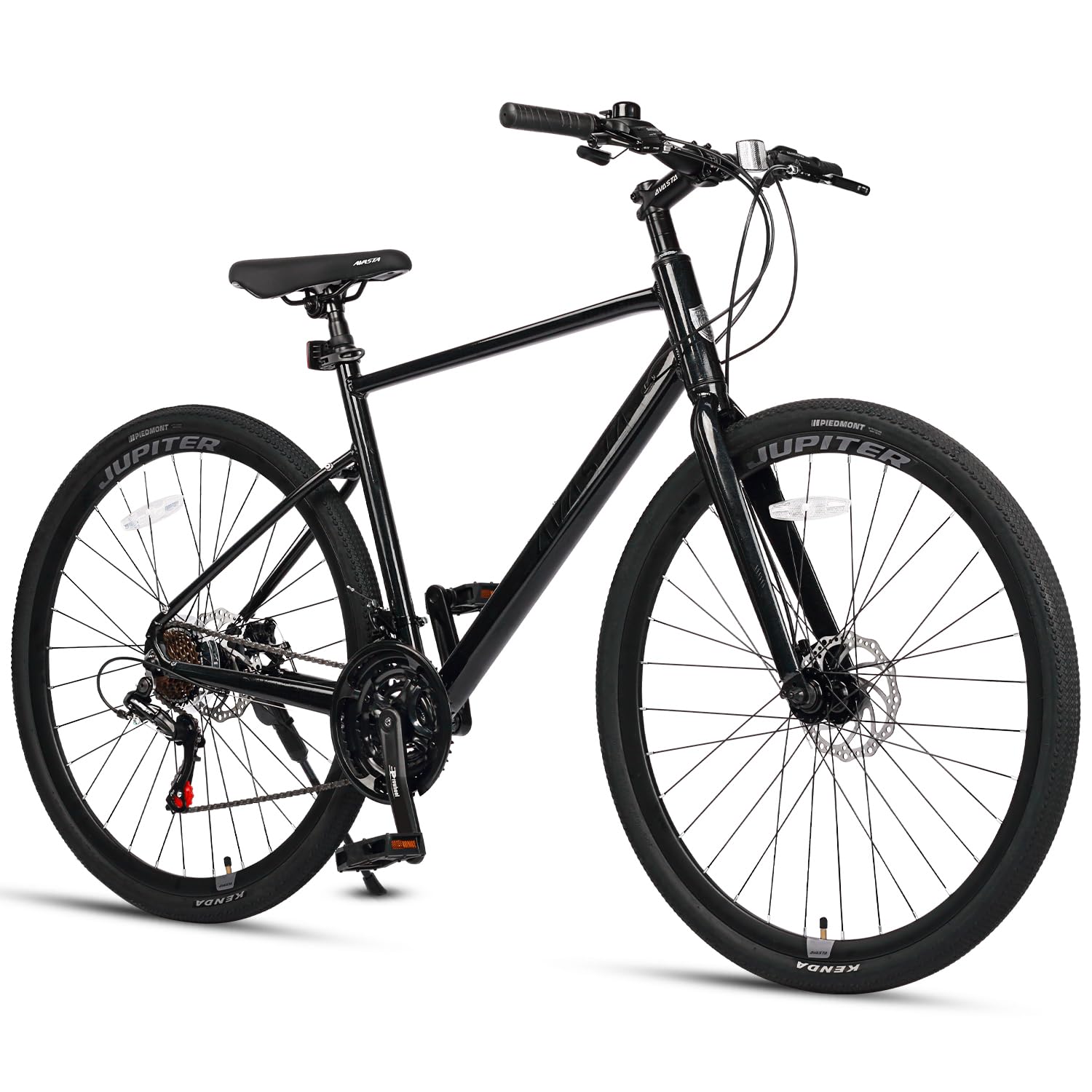 ロードバイク 自転車 マウンテン ロード アウトドア ブラック Amazon | 【AVASTA】軽量クロスバイク ハイブリッド自転車 27.5
