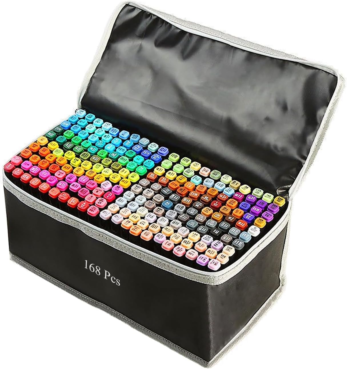 168 Colors Alcohol Markers Artist Drawing Dual Tip Adult Markers