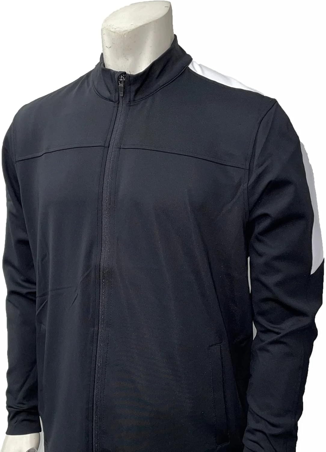 Smitty  BKS-235  Chaqueta de árbitro de baloncesto para hombre universitario con bolsillos  Negro Colegial Oficial’s National