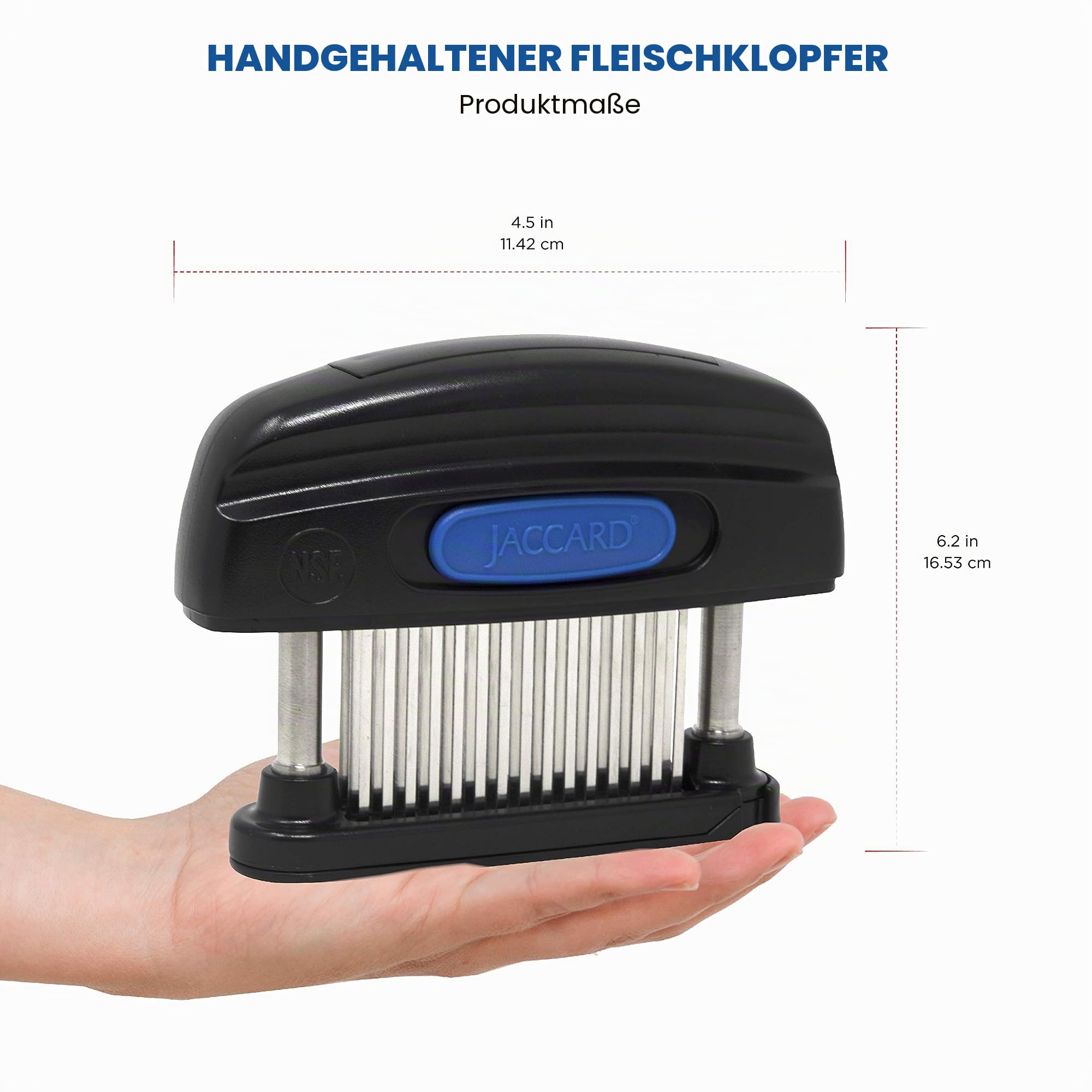 Jaccard Meat Maximizer 45 Blade, Schwarz