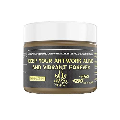 Bálsamo para tatuajes y crema curativa  Rejuvenecimiento de color para tatuajes que se desvanecen, nutre tatuajes frescos, formulado con