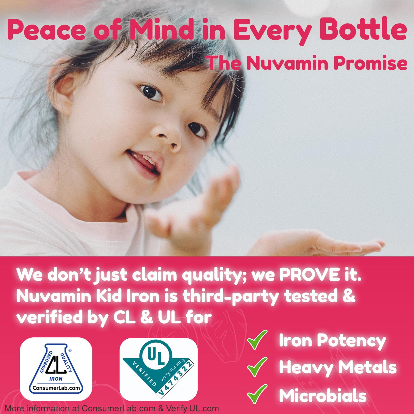 Nuvamin – Gouttes de fer liposomal liquide pour bébés, tout-petits, enfants et adultes, 60 ml, 120 portions quotidiennes. Excellent goût, entièrement naturel, végétalien, sans arrière-goût métallique