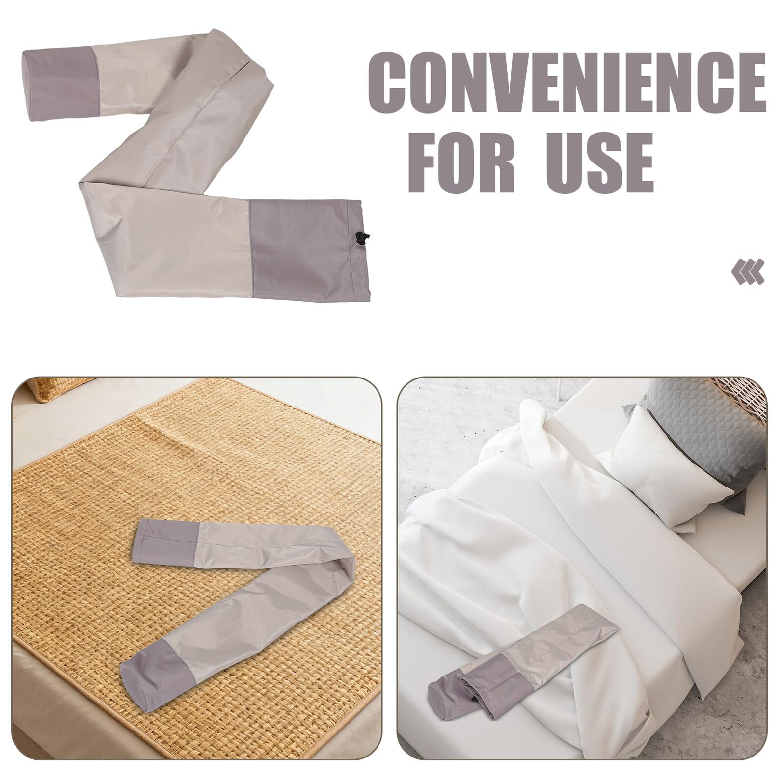 Bolsa de Almacenamiento para Esterillas Plegables de Oxford Resistente al Polvo Agua con Cierre de Cordón Organizador para Esterillas de Camping y Mantas Bolsa para Ropa de Cama