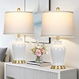 Modern Ceramic Table Lamps Set of 2, 23