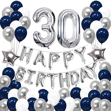Wolintek 30 Ans Deco Anniversaire 30eme Banniere Joyeux Anniversaire Ballon Helium Chiffres 30 Xxl 30eme Anniversaire Ballons Bleu Argent 30 Decorations De Fete 30eme Numero Ballons Amazon Fr Cuisine Et Maison Wolintek 30 Ans Deco Anniversaire 30eme Banniere Joyeux Anniversaire Ballon Helium Chiffres 30 Xxl 30eme Anniversaire Ballons Bleu Argent 30 Decorations De Fete 30eme Numero Ballons Amazon Fr Cuisine Et Maison