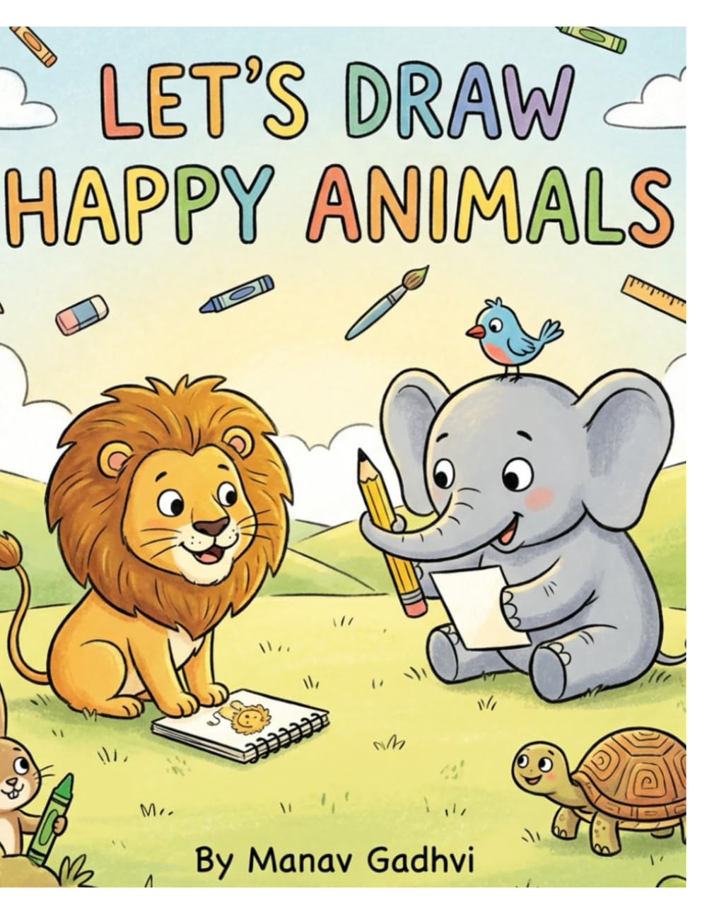 A Playful Book of Friends to Color and Discover for 3 to 6 year old kids: Colour book for kids