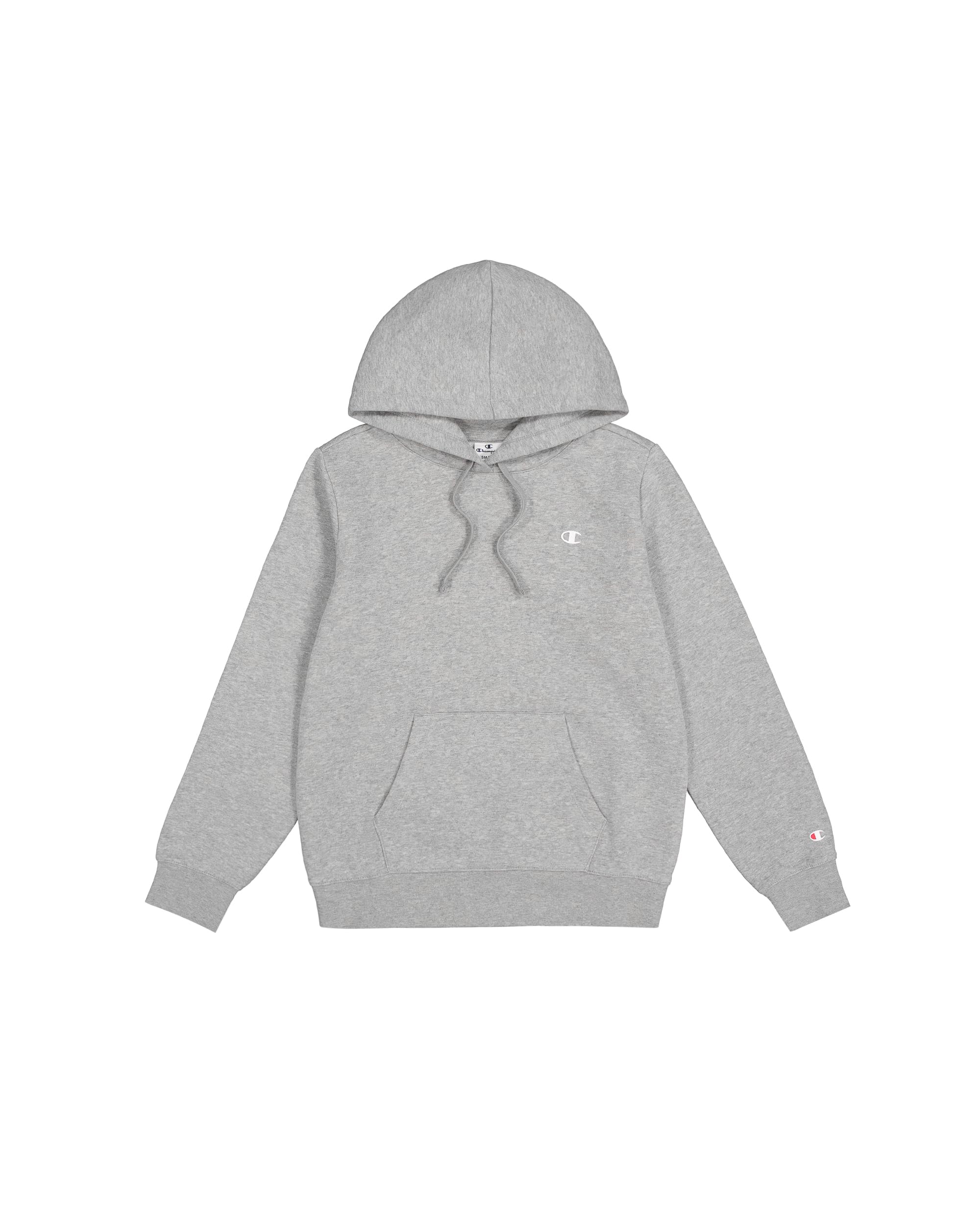 Champion Legacy Basics W-Light Powerblend Fleece Hoodie Women, Light Melange Grey, XL