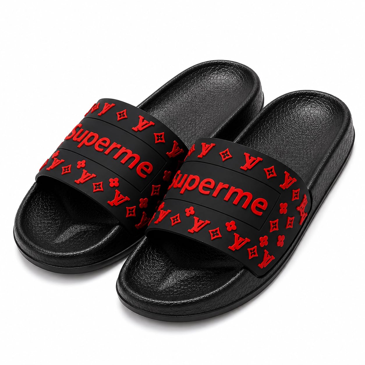 Men's EVA Slide Slippers | Soft Cushioned Slip-On Sandals | Lightweight Anti-Slip Bathroom, Beach & Daily Wear Slides-image-6