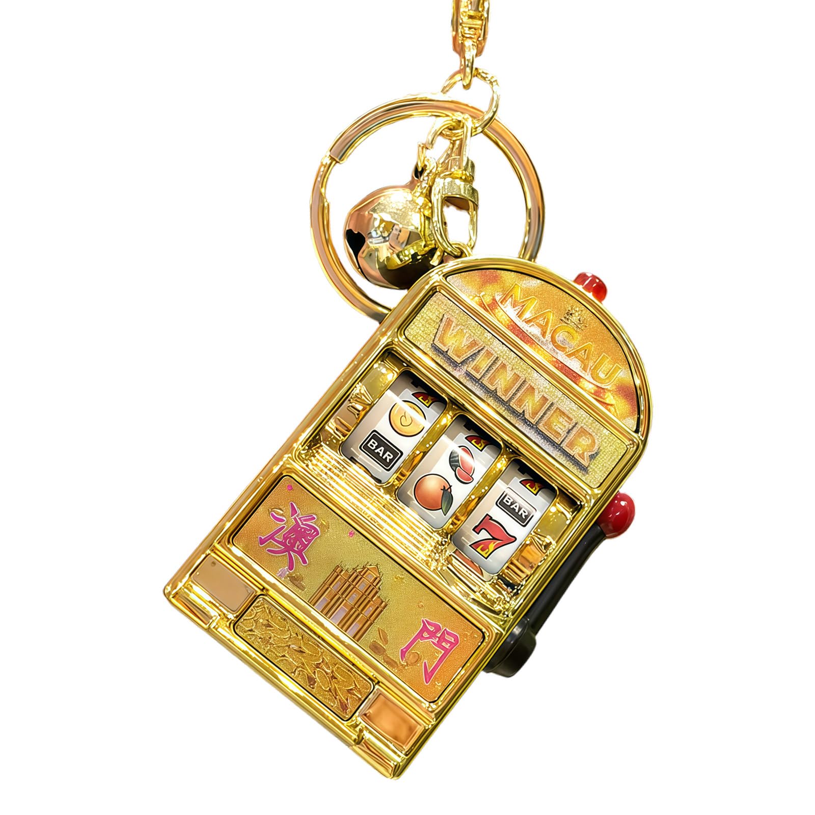 A playful gambling style rotating holder. Sturdy construction. Suitable for a variety of metal surfaces