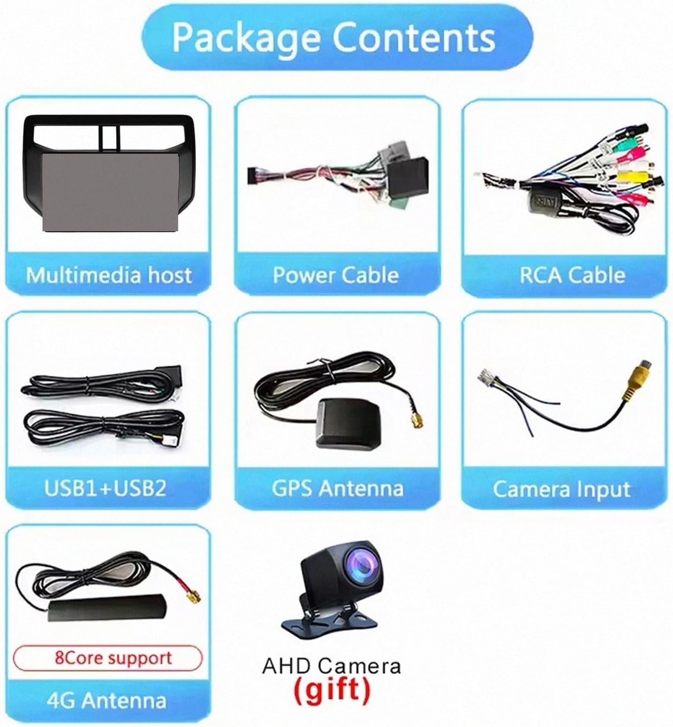 ,4core(2g+64g),Radio samochodowe Android 15 do T-oyota Rush 2018-2020, 9-calowy ekran dotykowy, stereo, nawigacja GPS, SWC, WiFi, Bluetooth, odtwarzacz nawigacji samochodowej FM