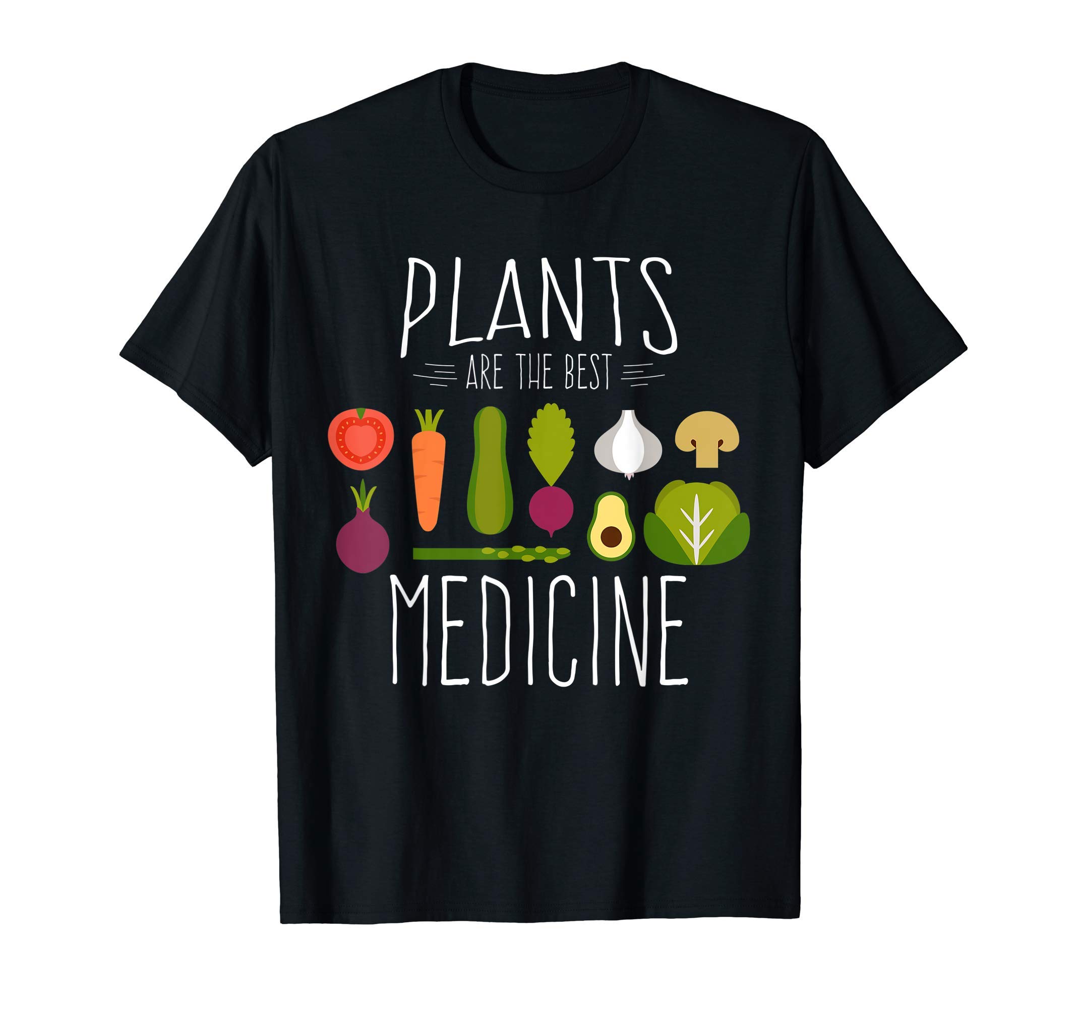 cute vegan giftsPlants Vegan Funny Vegetables Are Medicine Vegetarian Gifts T-ShirtOEKO-TEX STANDARD 100