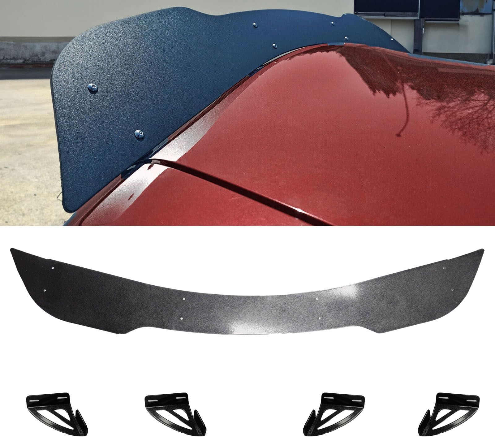 Miata MX-5 NA NB Aggressive Ducktail Spoiler Duckbill Trunk Wing MK1 MK2 MK2.5 (NB MK2 MK2.5)