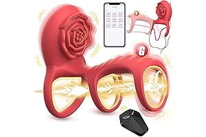 Rose Vibrating Cock Ring: Enhance Sexual Pleasure for Men & Women