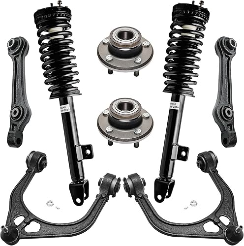 Miniatura 6 de Detroit Axle - 20pc Front End Suspension Kit for RWD 05-10 Chrysler 300, 06-10 Dodge Charger, 05-08 Magnum Lower & Upper Control Arms wBall Joints