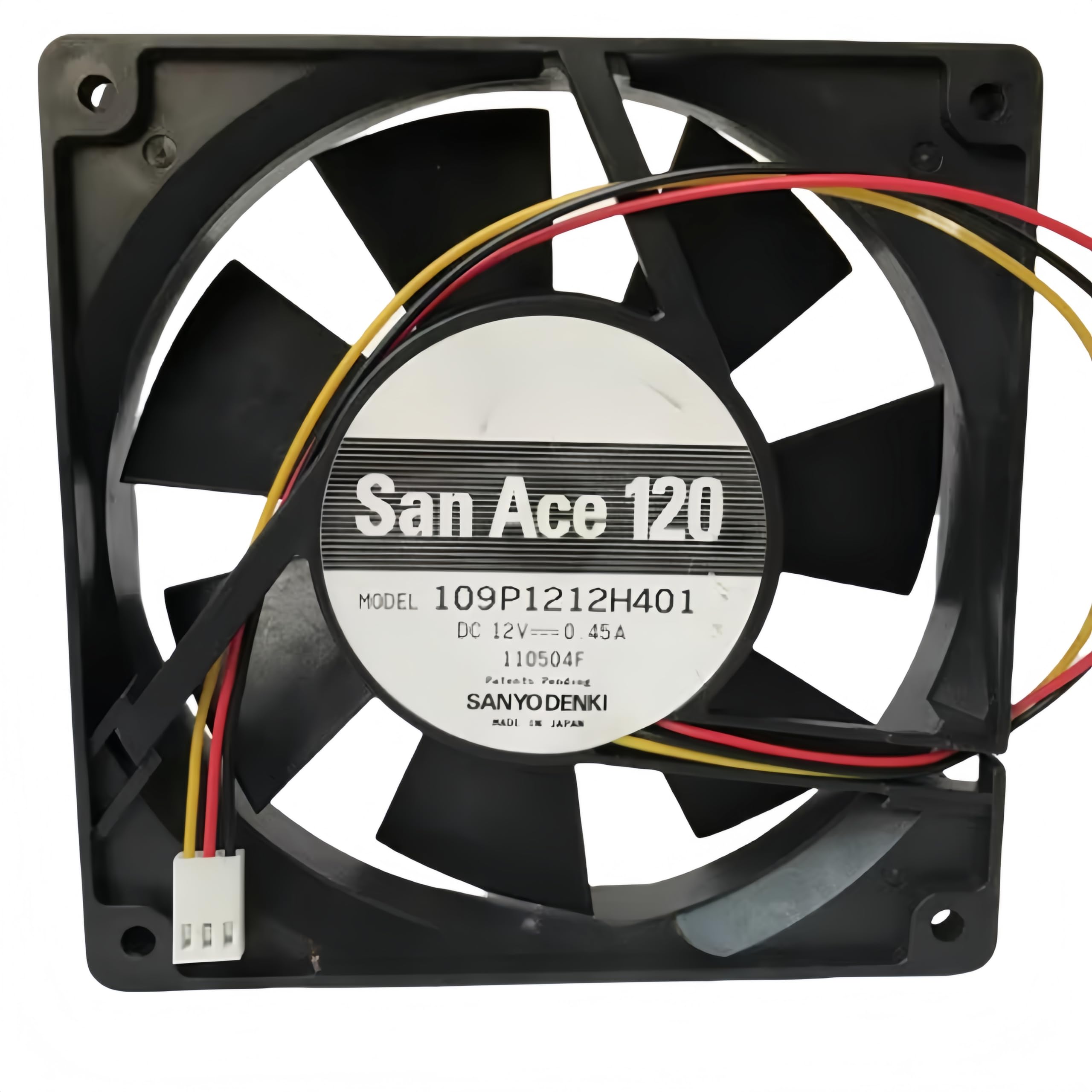 FCARUMIQP 109P1212H401 DC12V 0.45A 12025 Cooling Fan 120x120x25MM