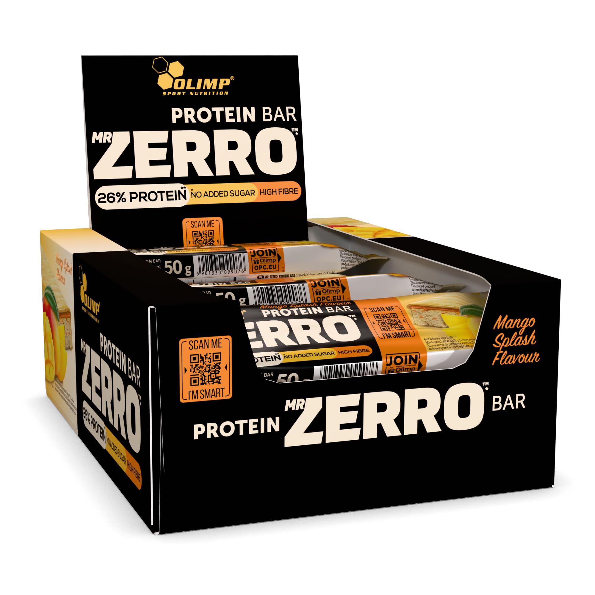 Olimp Mr Zerro Protein Bar 50g Mango Splash - 25 sztuk