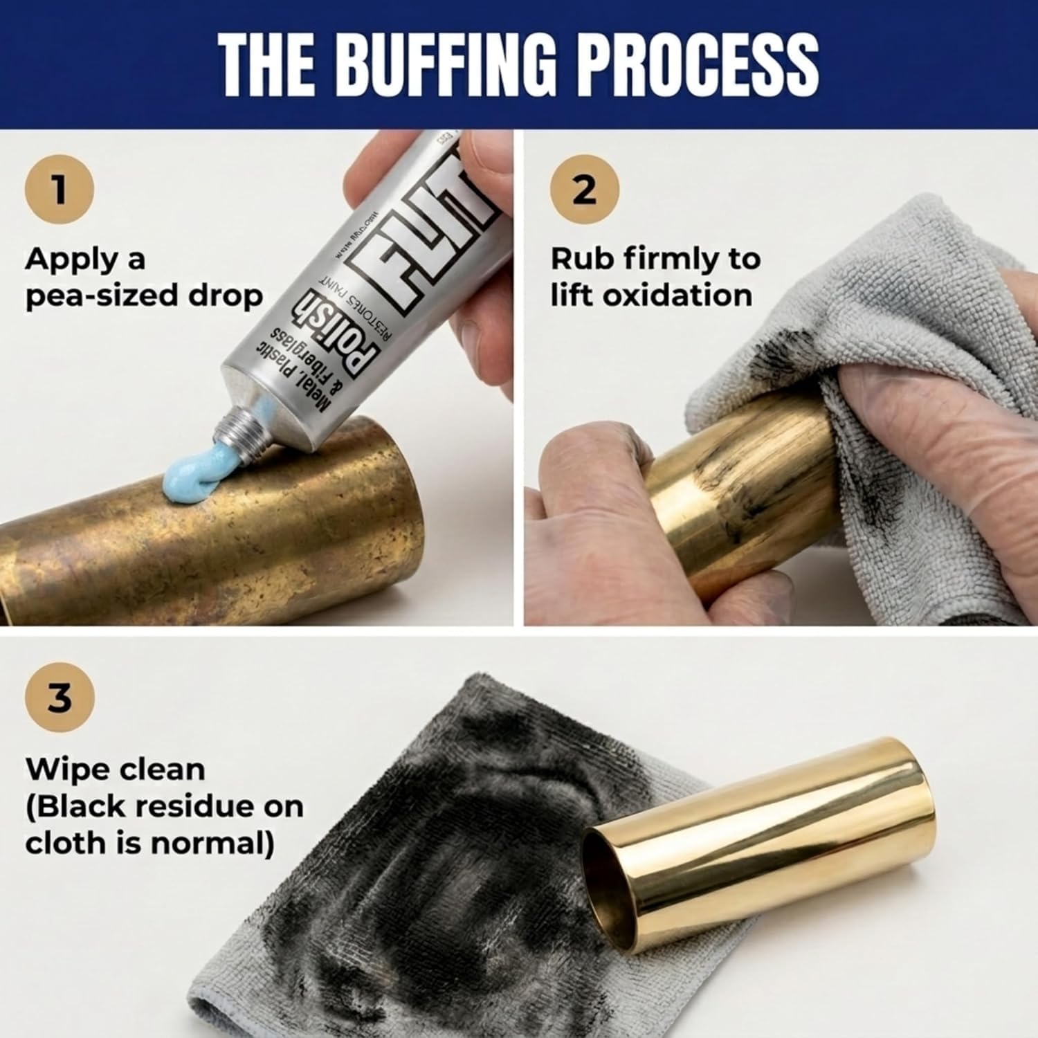 Flitz BU 03515 Automotive-Metal-Cleaners