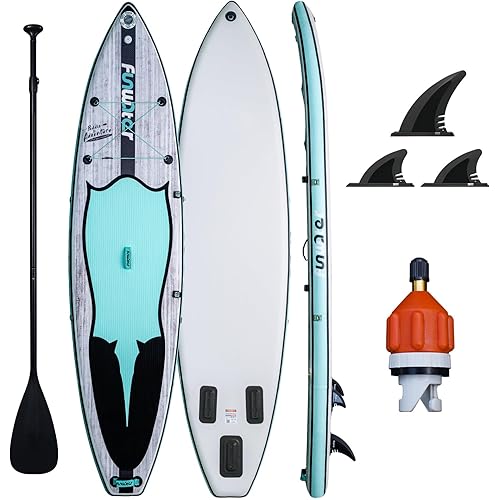 FunWater Inflatable Paddle Boards Ultra-Light Stand Up Paddleboard with Different Configurations SUP Accessories for Adult & Youth