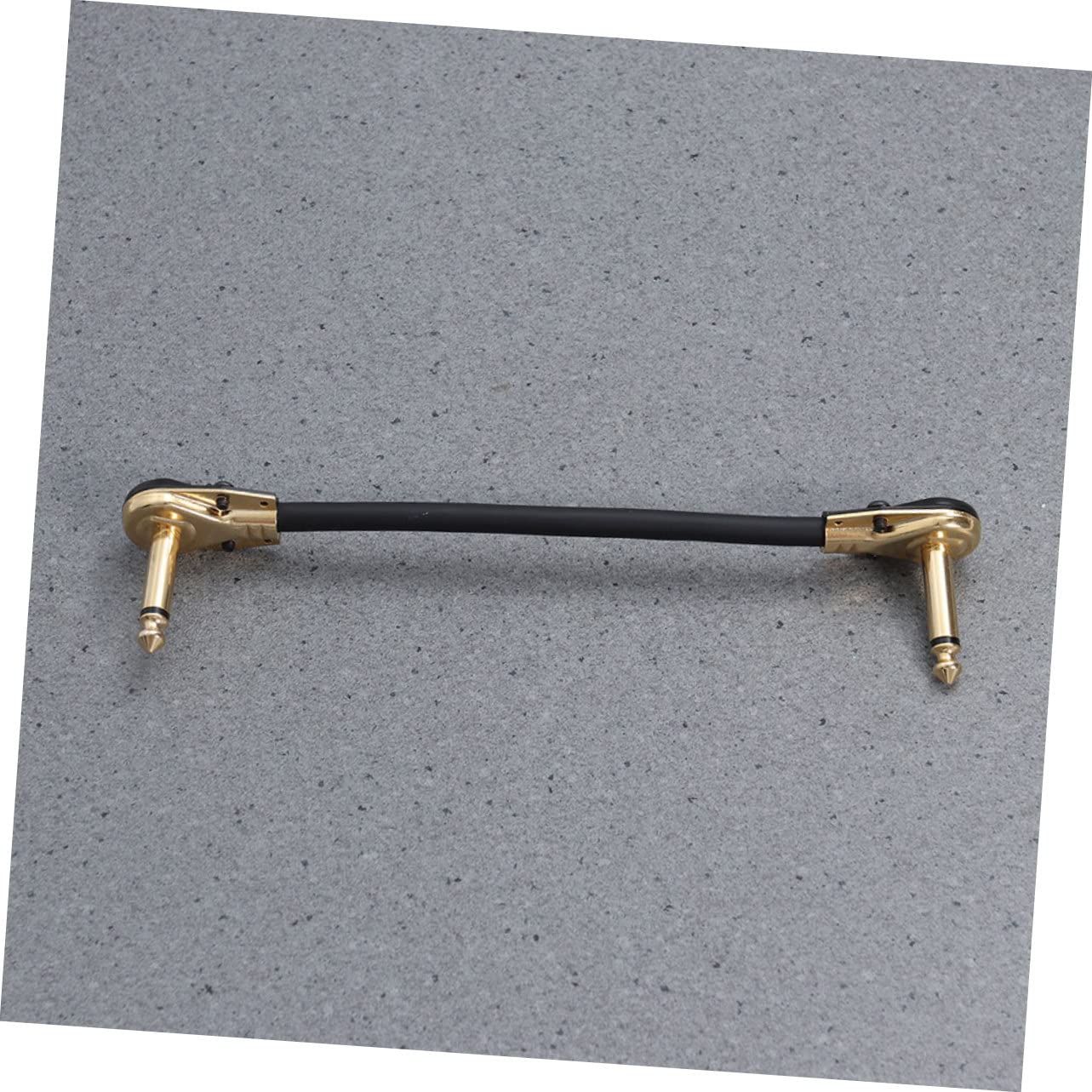ibasenice 6pièces Câble De Patch Pour Guitare Connecteurs Dorés Cordon Instrument Pour Basse Et Effets Flexible Et