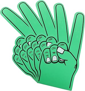 iplusmile Guante de Juguete animar el Dedo de Espuma Guantes de Espuma para Dedos Punta del Dedo número de Dedos de Espuma ánimo Guantes apoyos de los fanáticos del Concierto