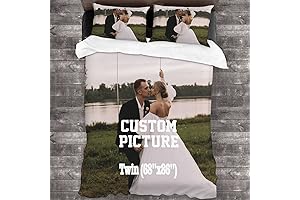 Personalized Twin Comforter Set with Picture and Text