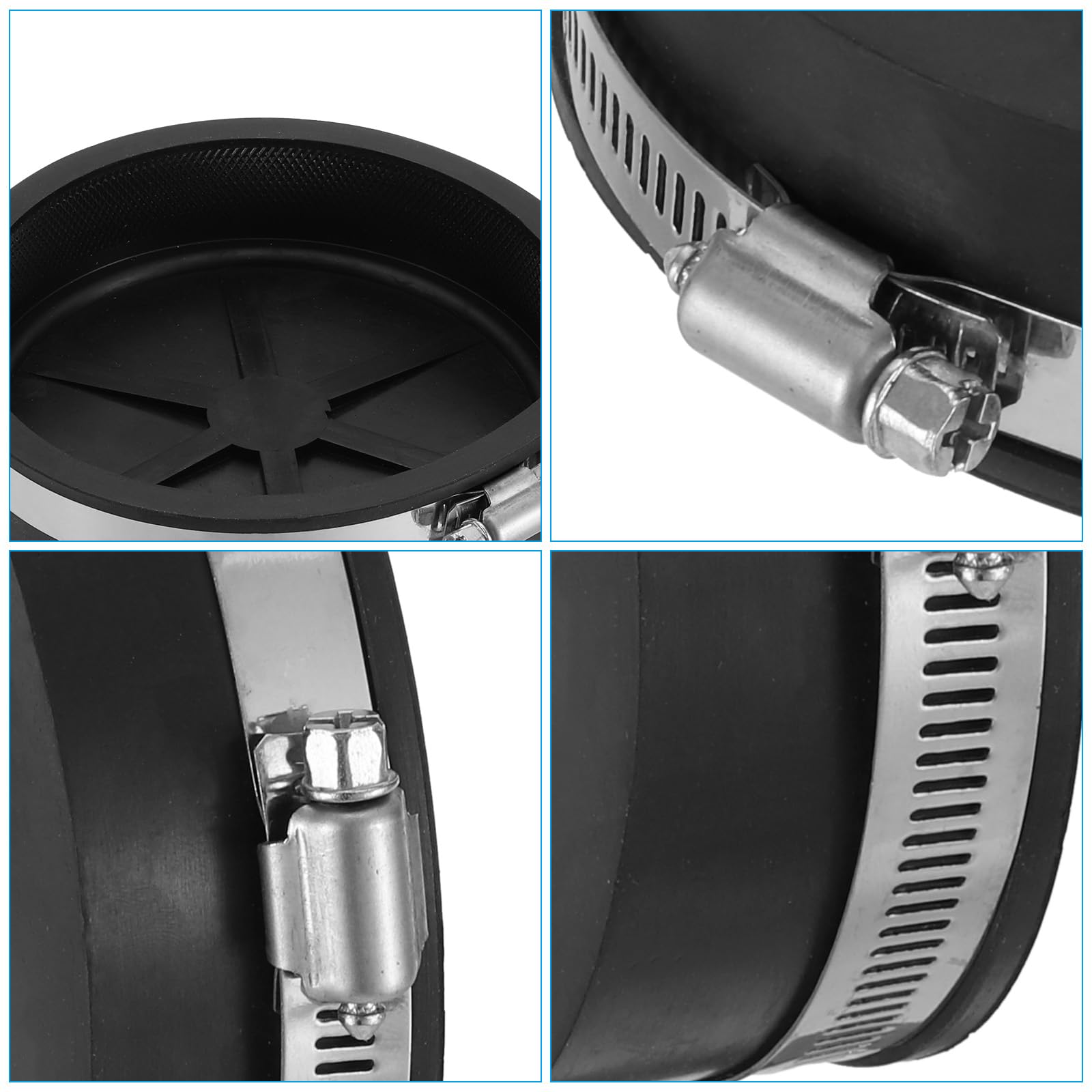 PATIKIL 4 Inch PVC Pipe Cap - Image 4
