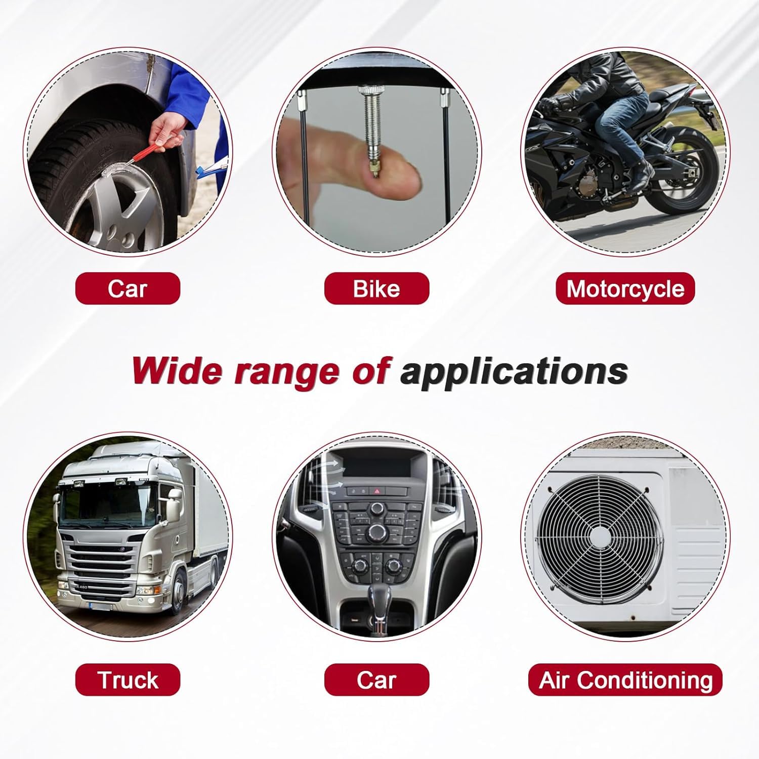 102pcs A/C Valvola Core, R12 / R134a Climatizzatore Valvola Core Kit di Accessori, Automotive Aria Condizionata Valvola con Strumento Rimozione per Sostituzione e Manutenzione Aria Condizionata Auto