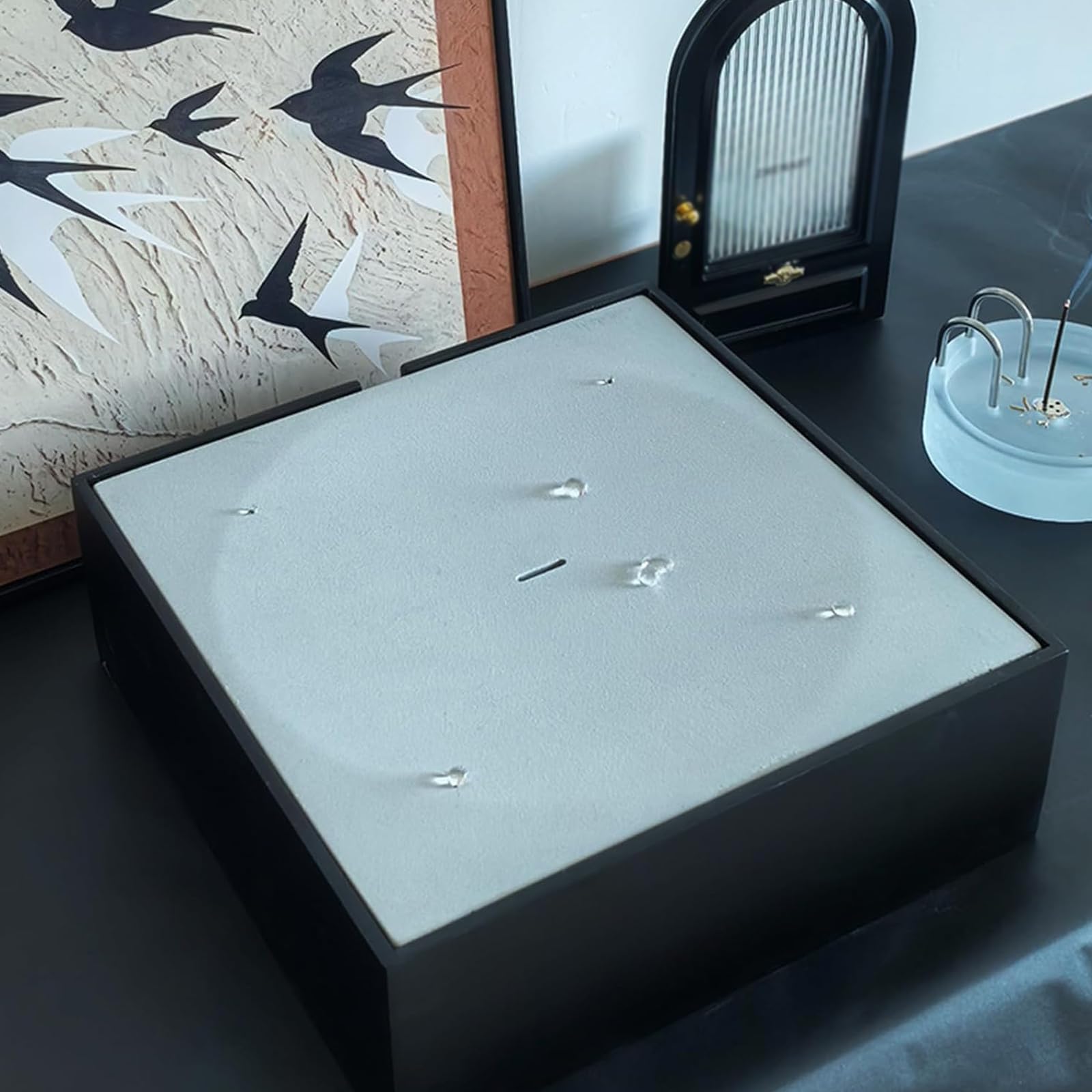Jouet pour Chat Automatique en Forme De Goutte d'eau, avec Réservoir d'eau De 600 ML, Filtre Amovible Et Lavable Intégré, Débit Réglable, pour Une Détente à La Maison