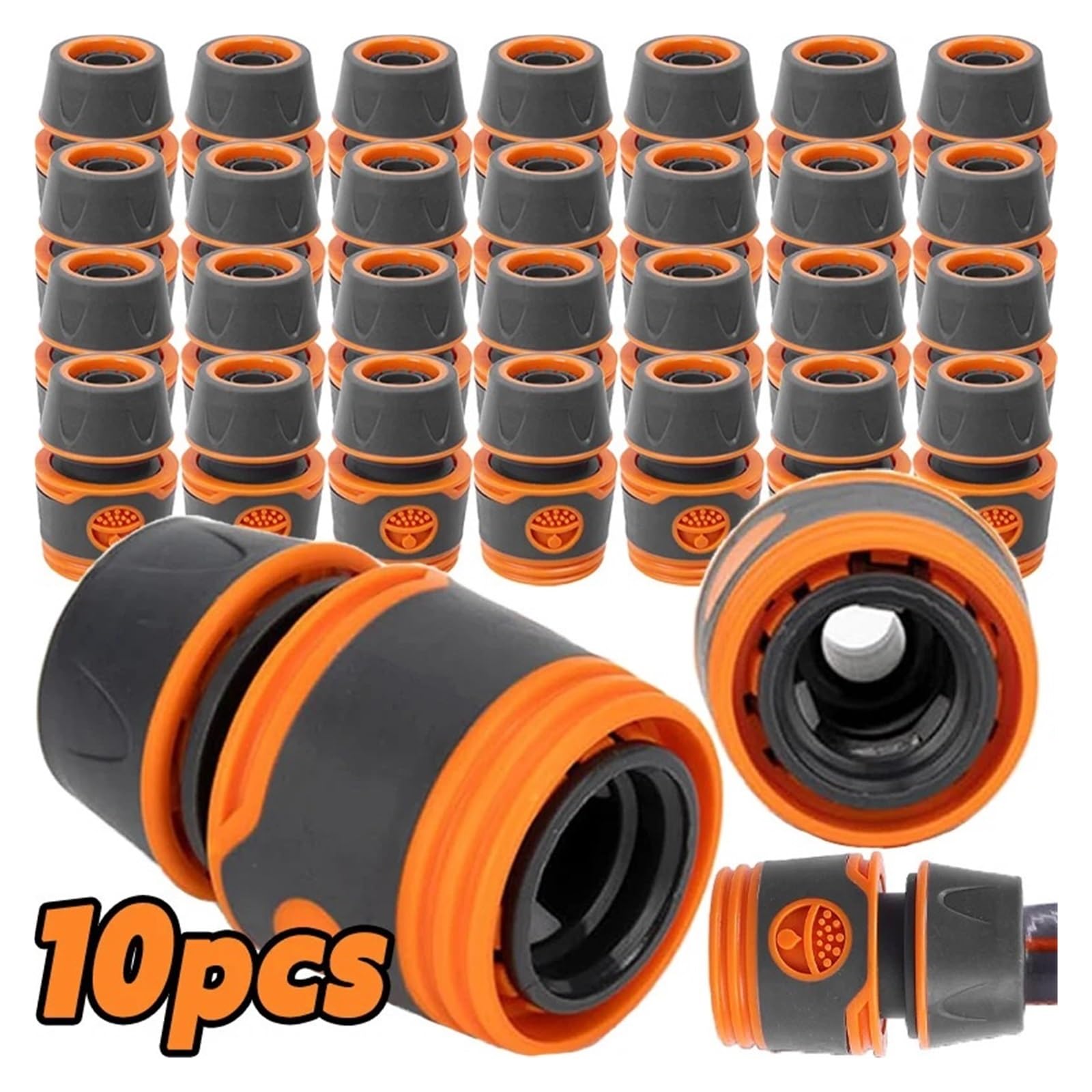 1/2 "3/4" Tubo da giardino Connettore rapido Tubo acqua Rubinetto Extender Connettori fissi Raccordi Adattatore Comune di irrigazione(6 points,5PCS)