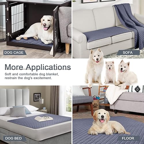 Miniatura 4 de TAOCOCO Manta de sofá impermeable para perro, funda de sofá, manta para mascotas para sofá, diván, fundas de sofá modulares reversibles, protector