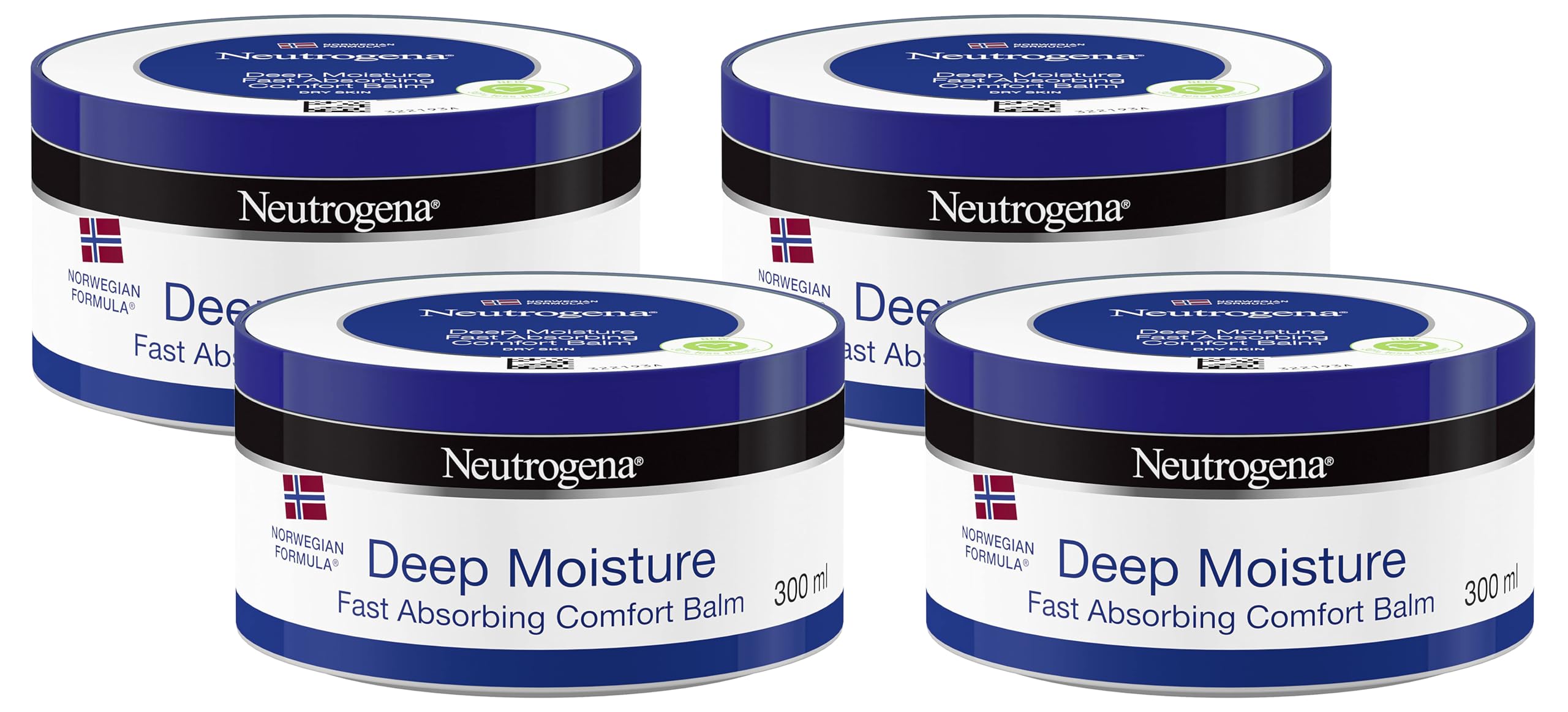 Deep Moisture Fast Absorbing Balm, 300ml (Pack of 4)