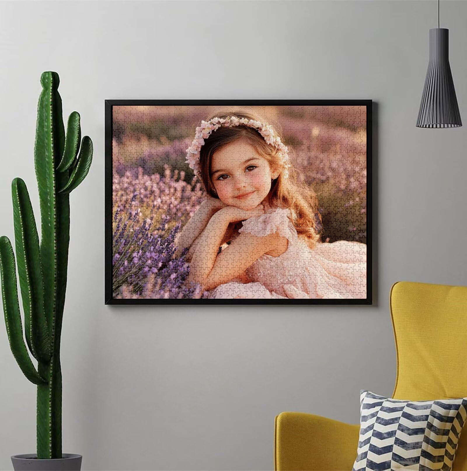 Puzzle Personalizado con Foto, Personalizada Rompecabezas Personalizado Diseña tu Logo Foto o Texto, Personalizado Navidad Halloween San Valentín Parejas Niños Familia Amigos C-1948