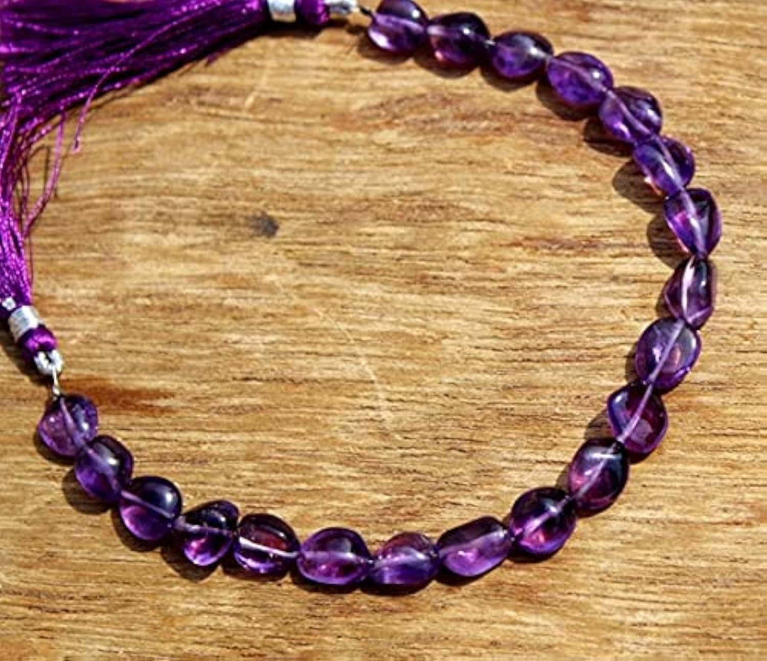 Améthyste naturelle d'Afrique en perles pour vos ateliers créatifs et bijoux d'été