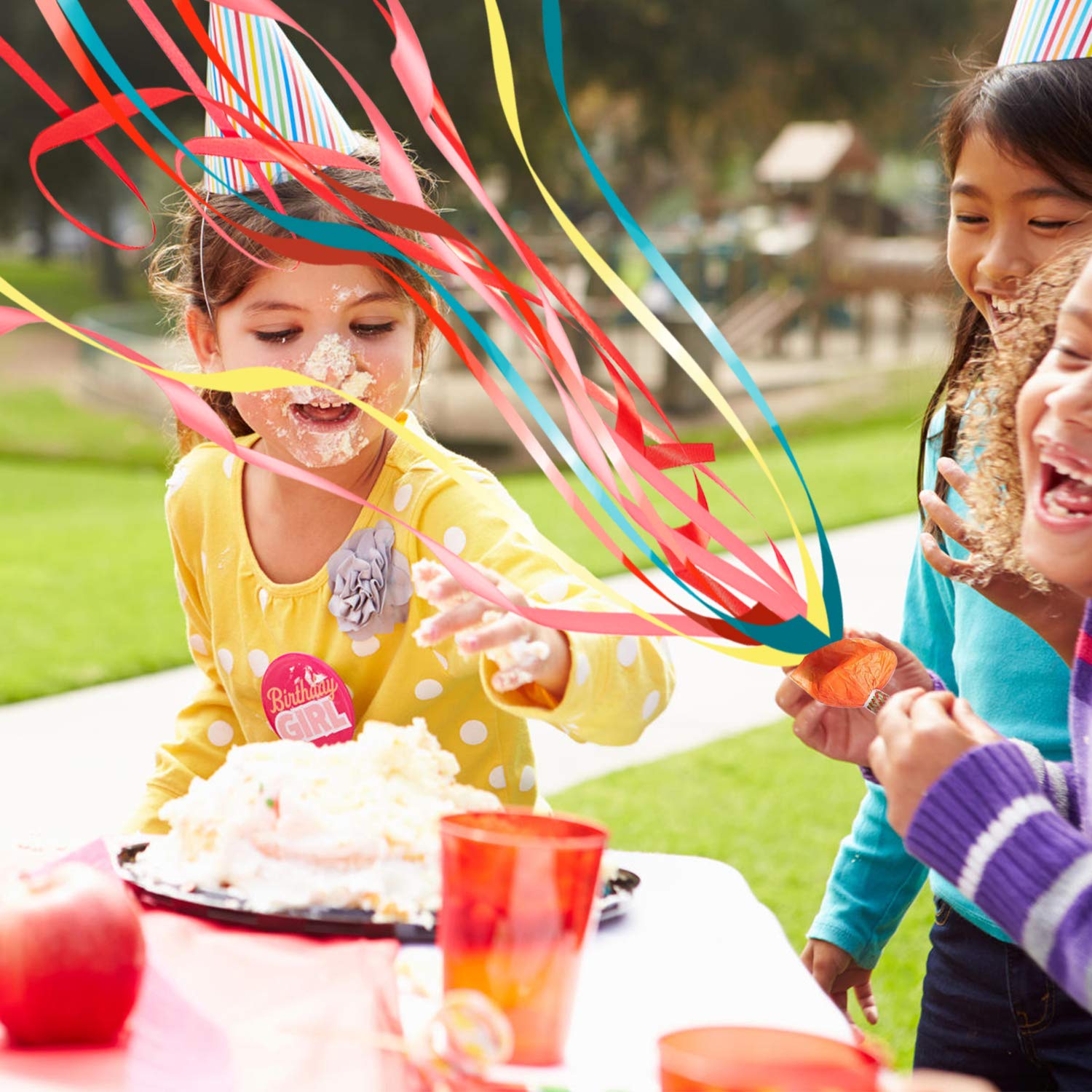 Serpentinas Fiesta JJYHEHOT 10 Serpentinas De Fiesta, Serpentinas De Mano  Coloridas, Serpentina De Confeti Mágico Para Cumpleaños, Boda, Graduación,  Baby Shower, Recuerdos De Fiesta Spray Serpentina, image size:1500x1500